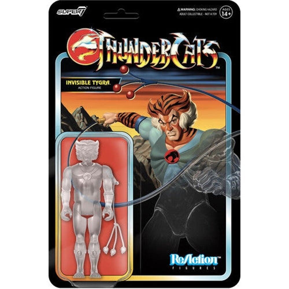 Super7 ThunderCats Invisible Tygra 3.75" ReAction Figure